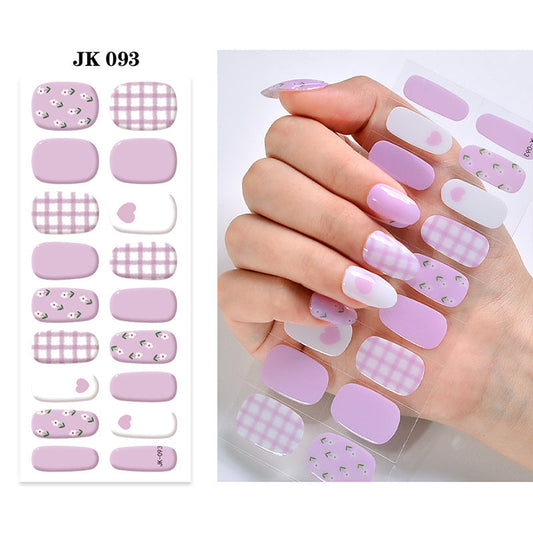 Semi-Cured Gel Nail sticker JK-093