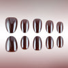 Placage marron foncé 32 pièces
