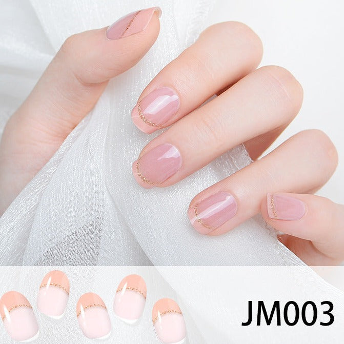 Semi-Cured Gel Nail sticker kit JM003