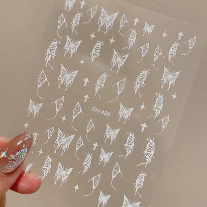 Liquid Butterfly Nail Sticker