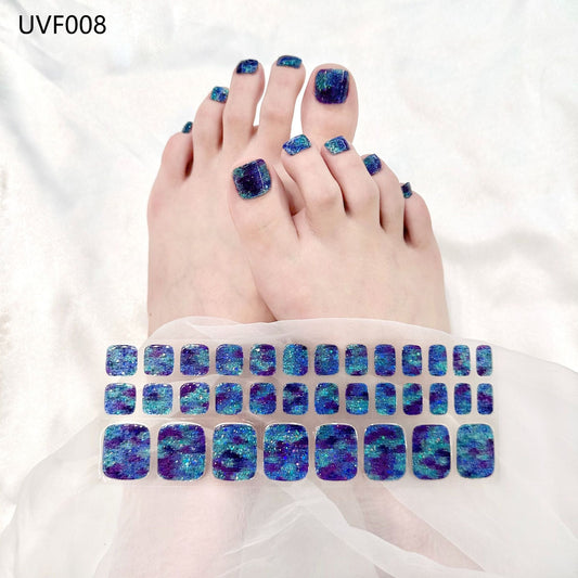 Pedicure Gel Nail Strips UVF008