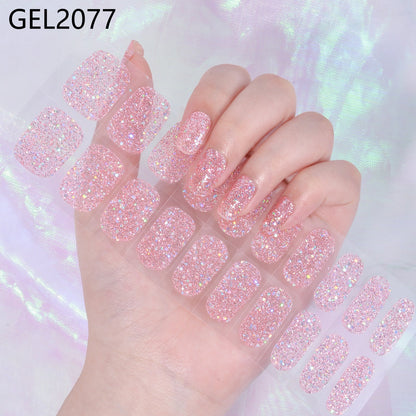 Semicured UV gel nail sticker kit GEL2077