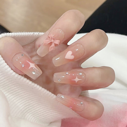 Spicy girl explodes and flashes through fake nail