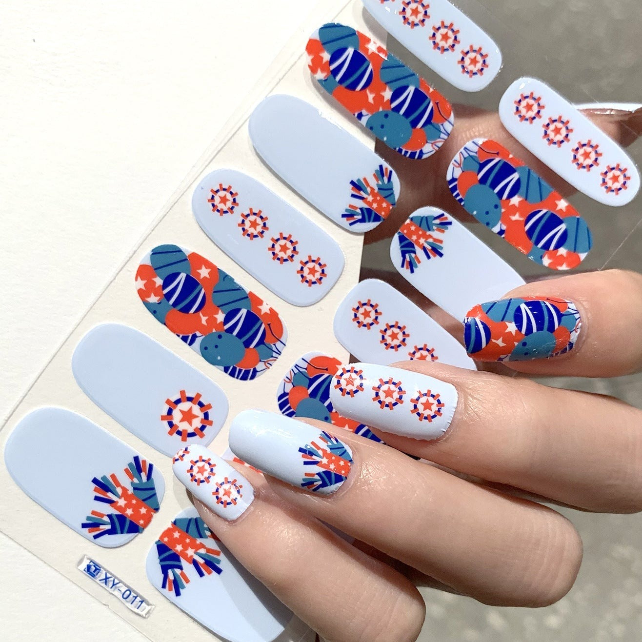 Independence day nail wrapsXY-011