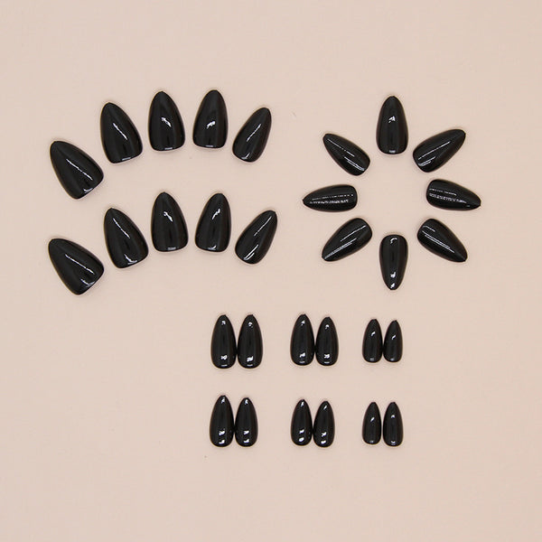 Solid color black 30 pieces
