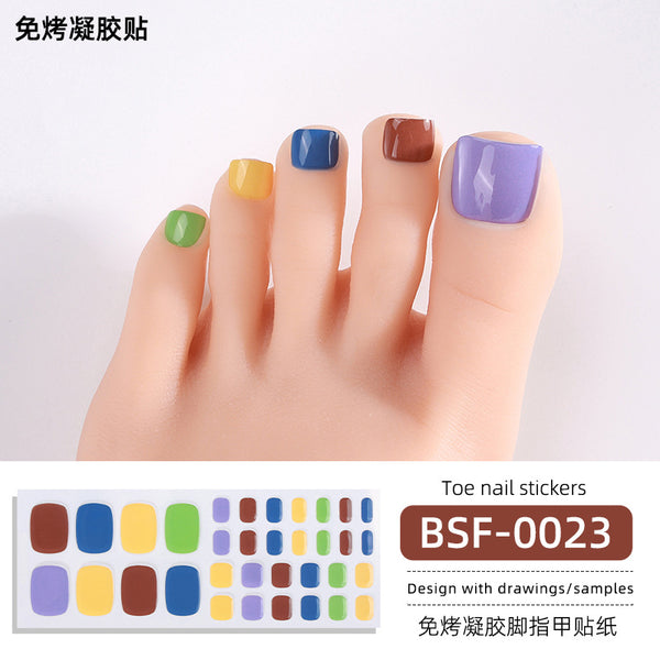 UV-free gel manicure sticker