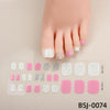 Bandes de vernis gel pour les pieds