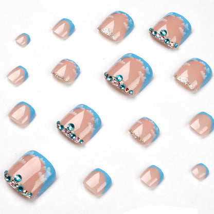 Press On Toe nails Set 24pcs/set JP1626