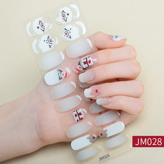 Semi-Cured Gel Nail sticker JM028（20PCS）