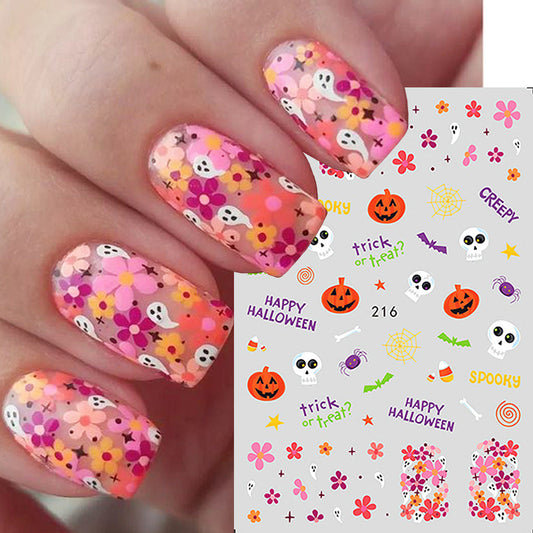 Nails Art Stickers 3D Self-Adhesive Nails Decals