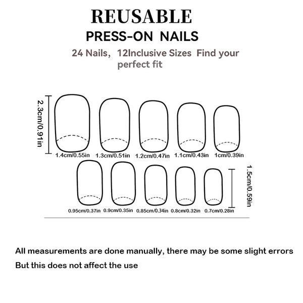 French Love Glitter Nail Art