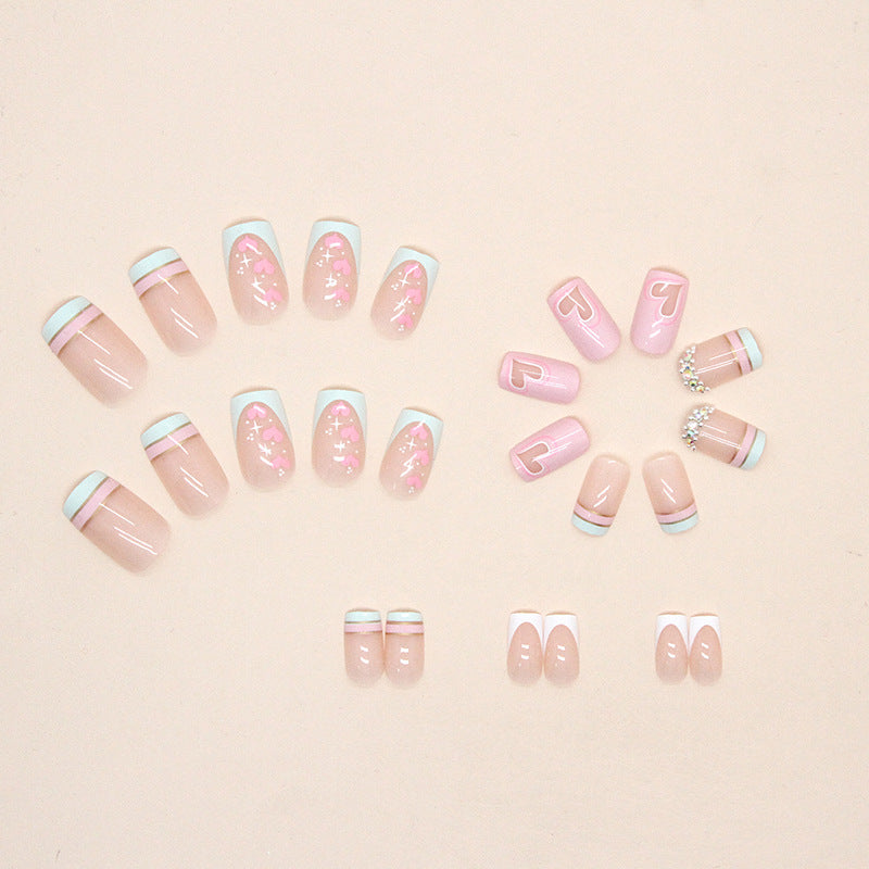 24pcs/Set Press On Nail Z626