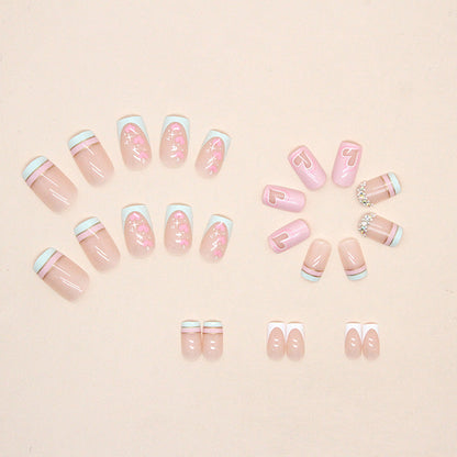 24pcs/Set Press On Nail Z626