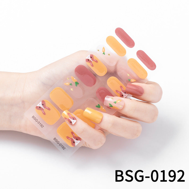 Semi-cured Gel Nail Wraps