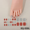 Bandes de vernis gel pour les pieds