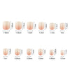 240 pieces of boxed ballet square fake nails