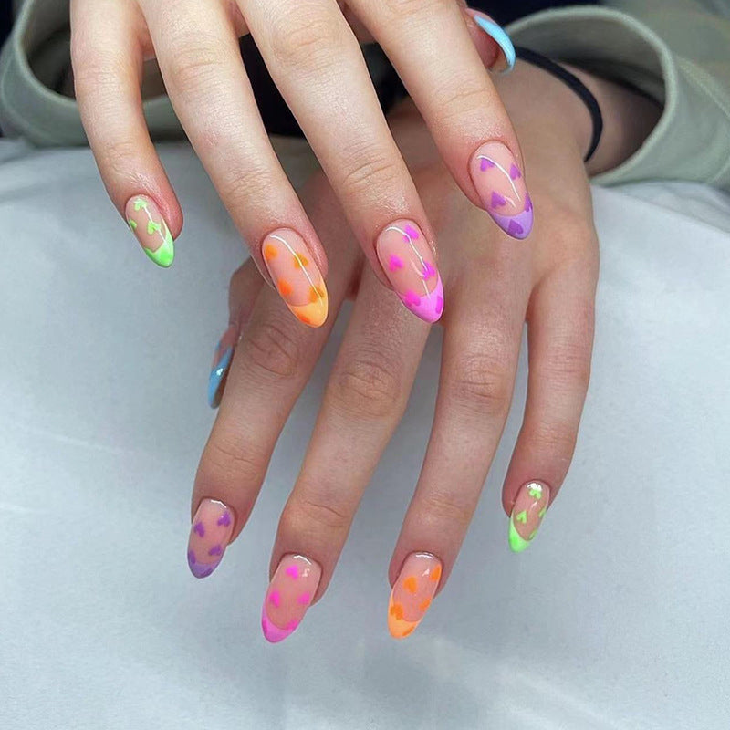 Colorful nail art