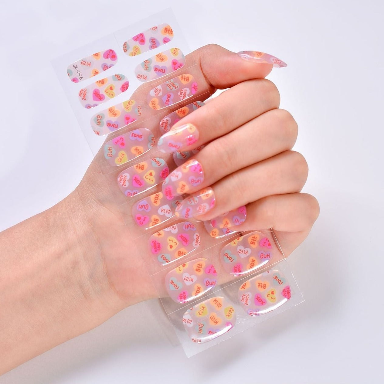 Semi-cured Gel Nail WrapsJK096