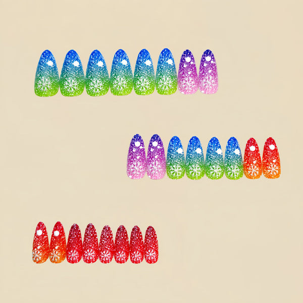 24pcs/Set Press On Nails Y1236