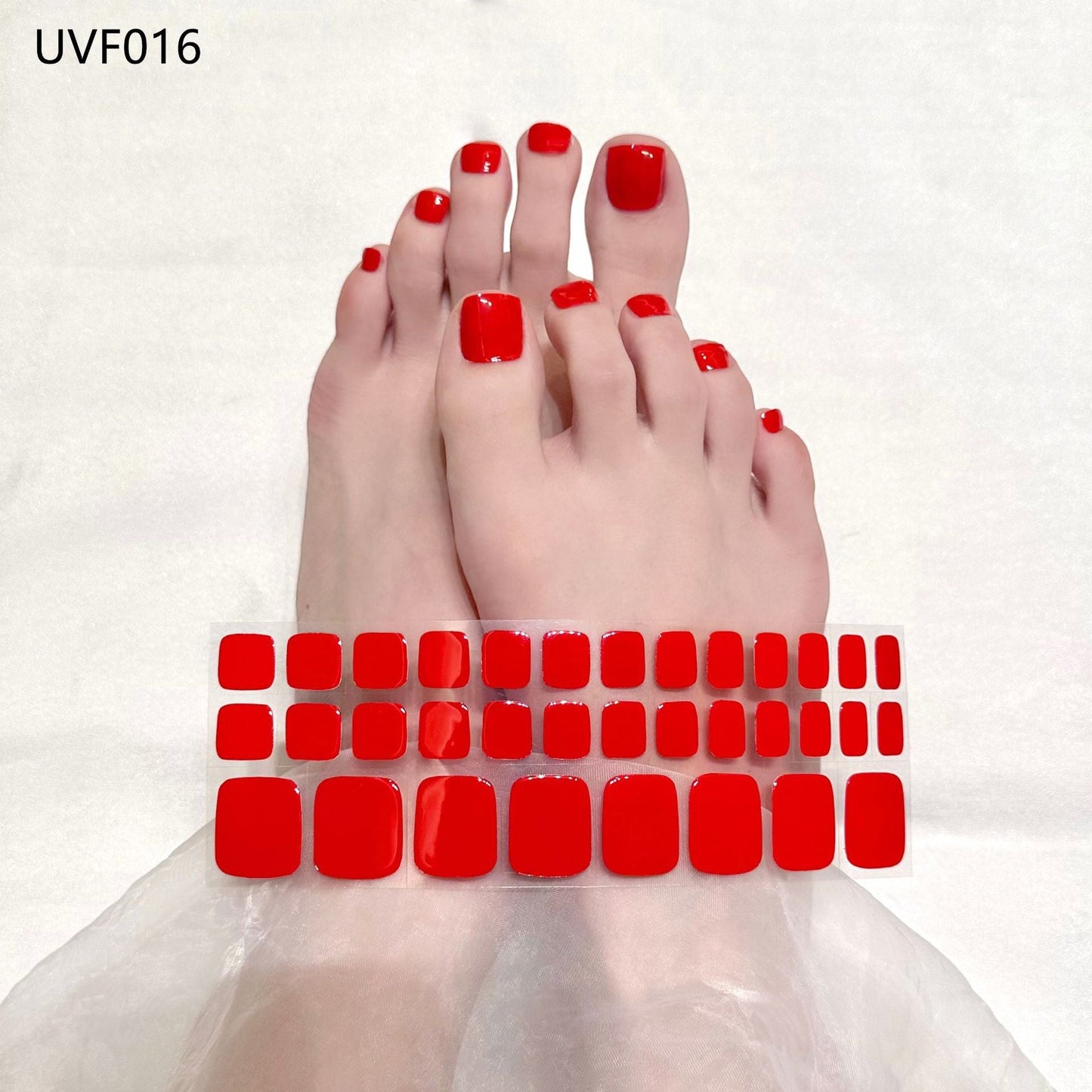 Pedicure Gel Nail Strips UVF016