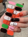 Halloween new nail wraps full stickers