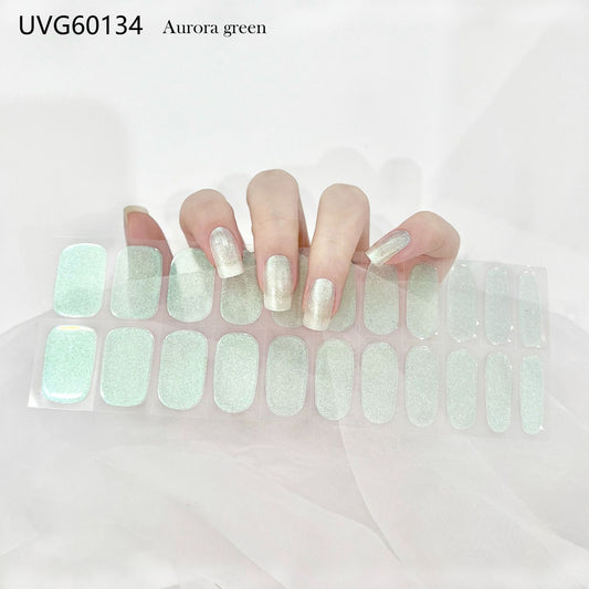 Semicured UV gel nail sticker kit UVG60134