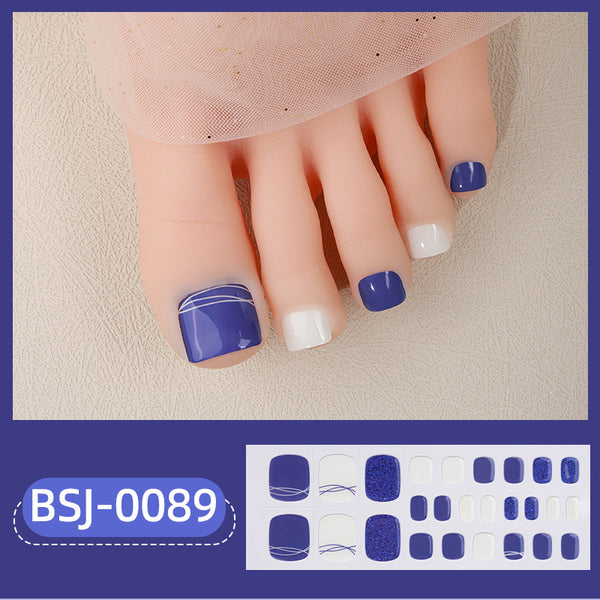 Bandes de vernis gel pour pédicure