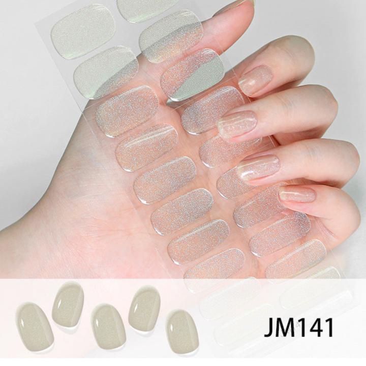 Semi-cured Gel Nail Strips JM141