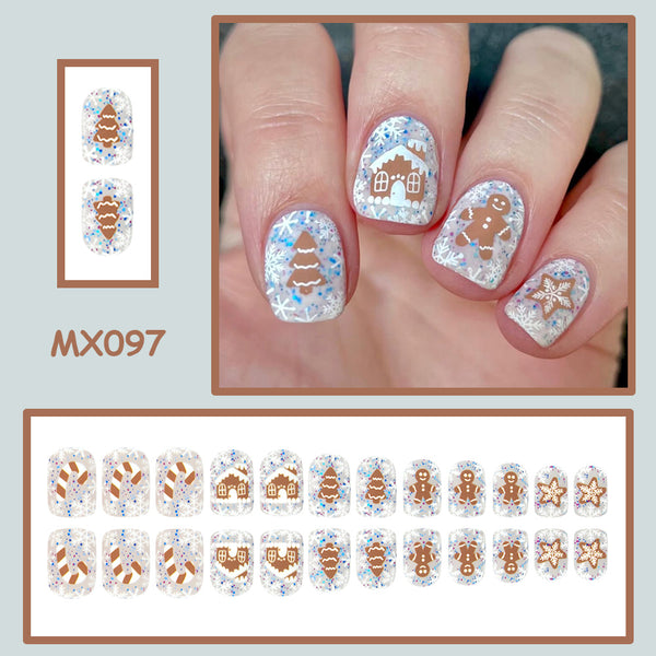 Cute gingerbread man christmas tree igloo crutches