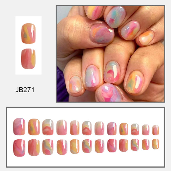 24pcs/Set Press On Nails