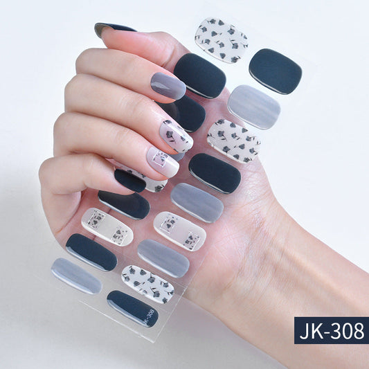 Semi-cured Gel Nail WrapsJK308