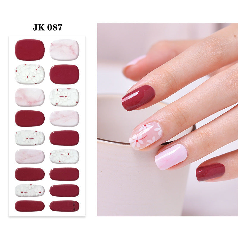 Semi-Cured Gel Nail sticker JK-087