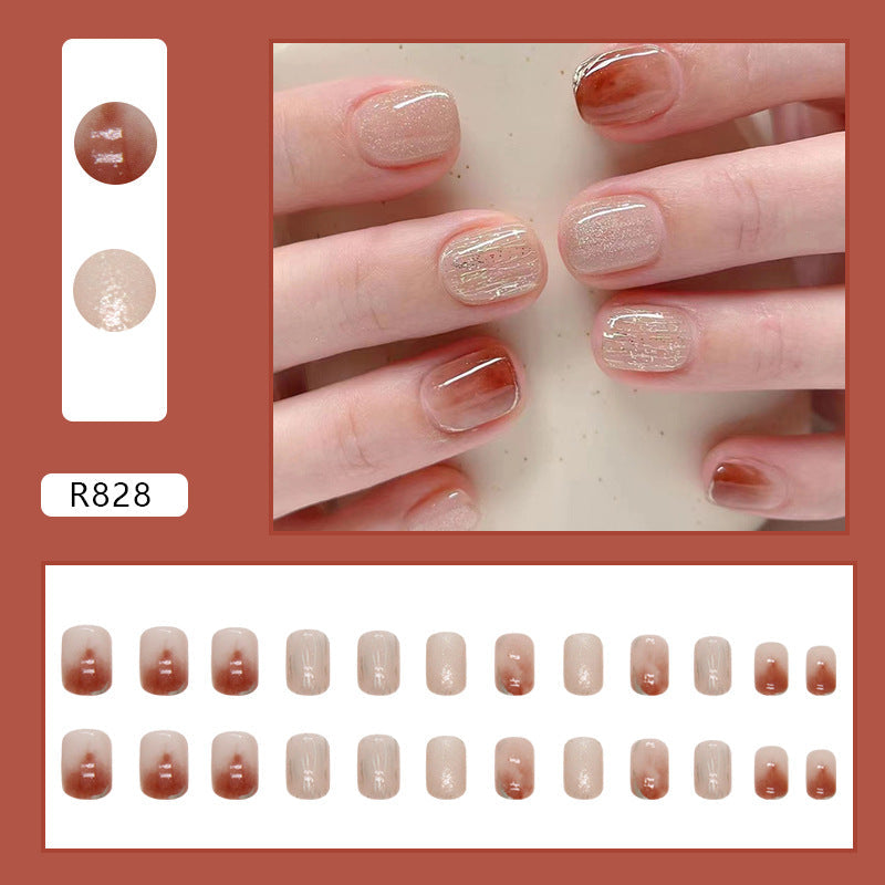 24Pcs press on nail R828