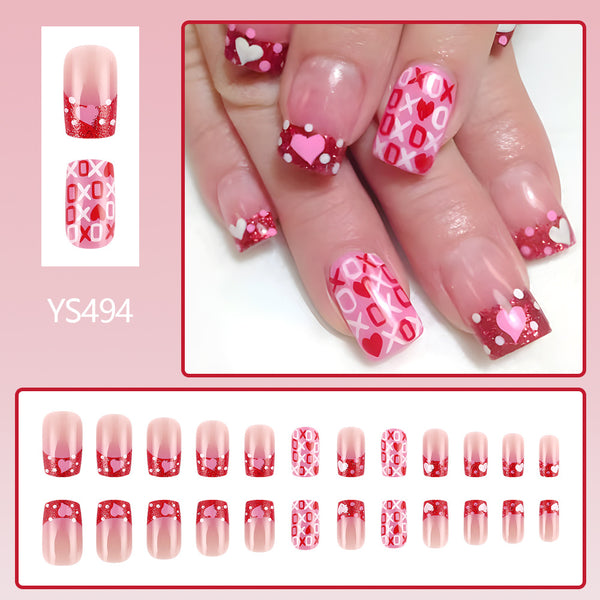 24pcs/Set Press On Nails