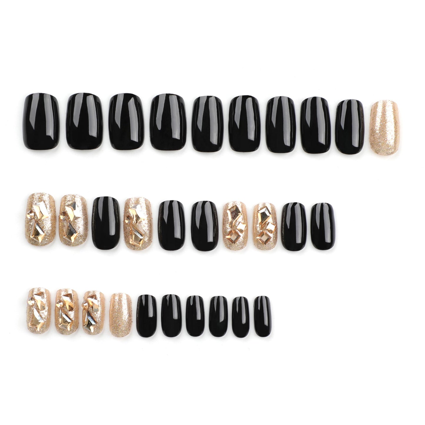 24pcs/Set Press On Nails GN037