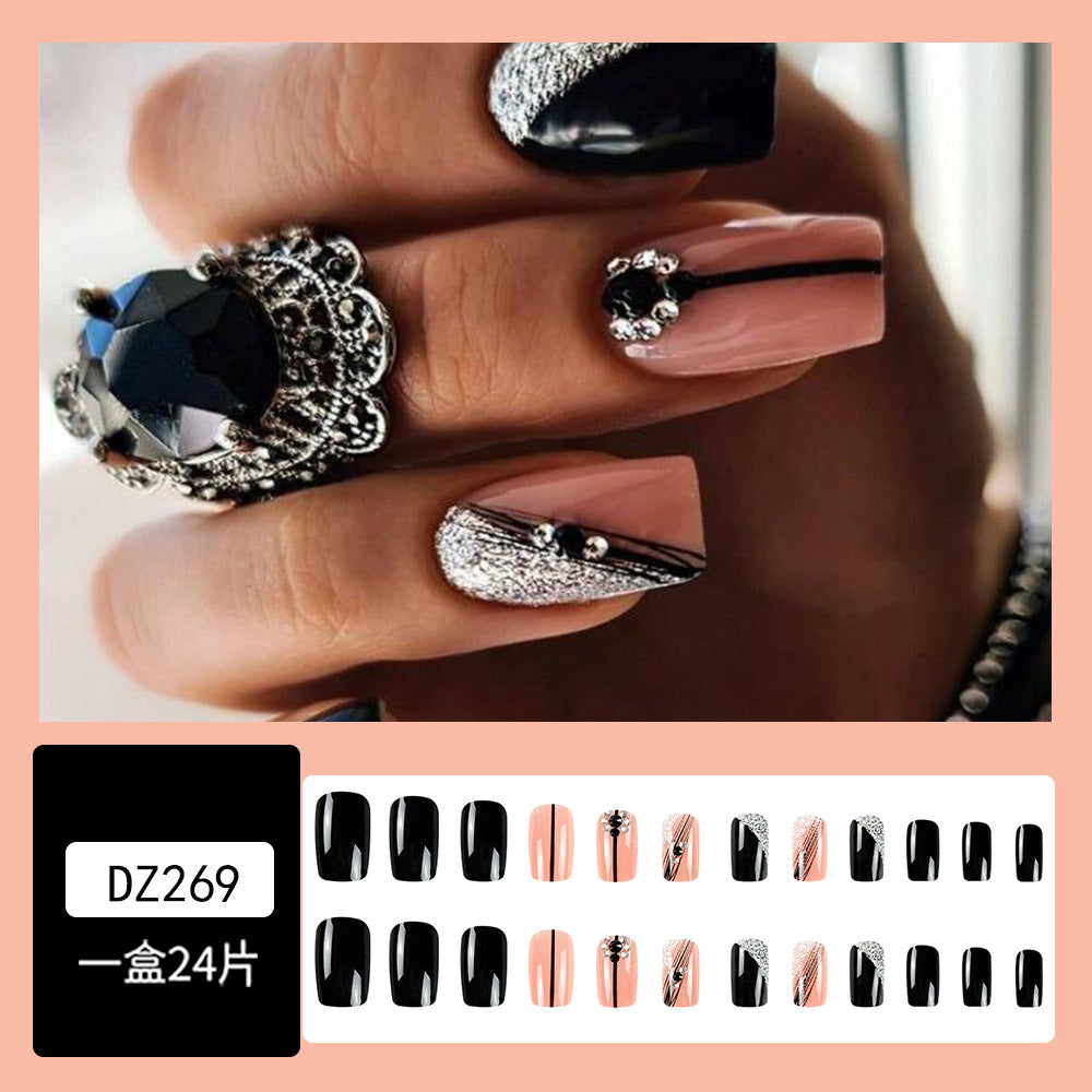 Diablo Flash Diamond fake nails