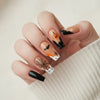 Halloween Pumpkin Bat Black French