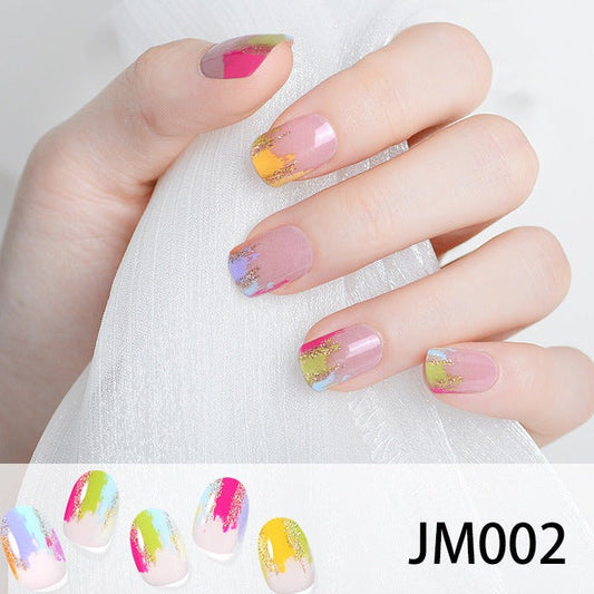 Semi-Cured Gel Nail sticker kit JM002