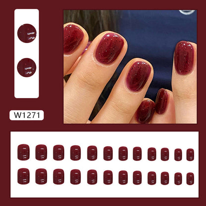 24Pcs press on nail W1271