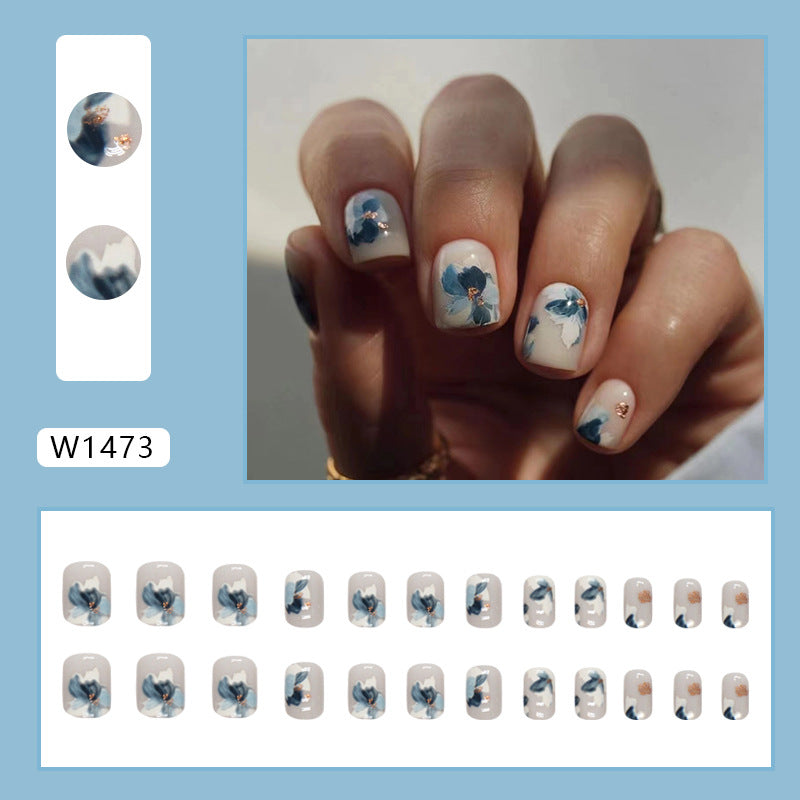 24Pcs press on nail W1473