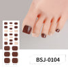 Bandoulières de gel à pédicure
