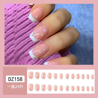 White-edged French wear nail plate