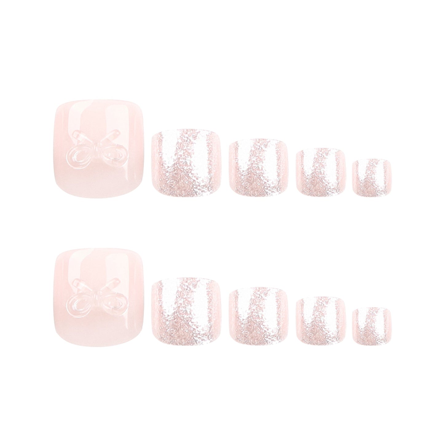 Press On Toe nails Set 24pcs/set JP3221