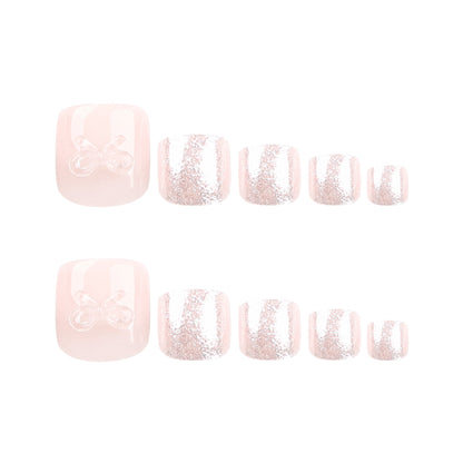 Press On Toe nails Set 24pcs/set JP3221