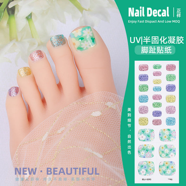 Bandes de vernis gel pour les pieds