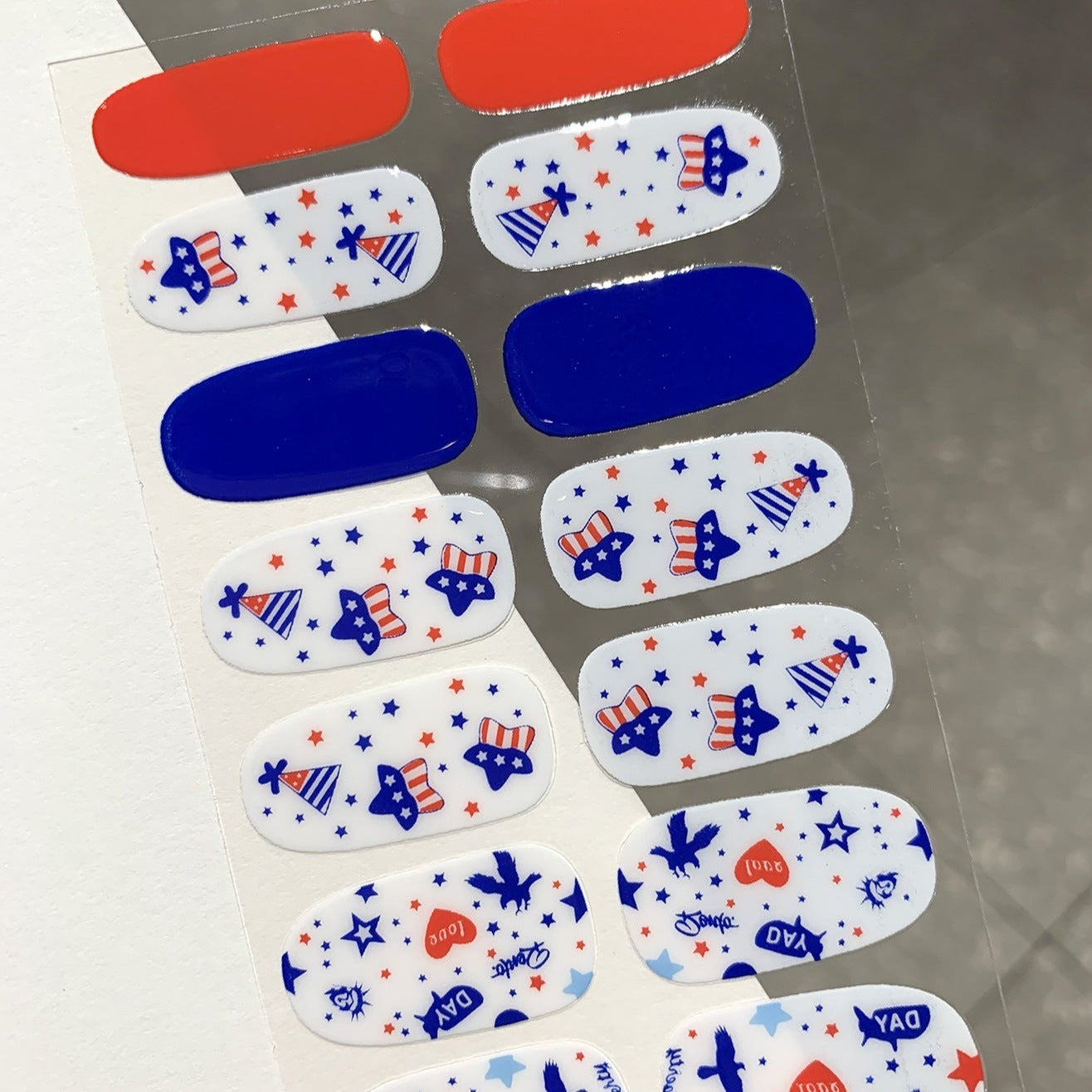 Independence day nail wrapsXY-009