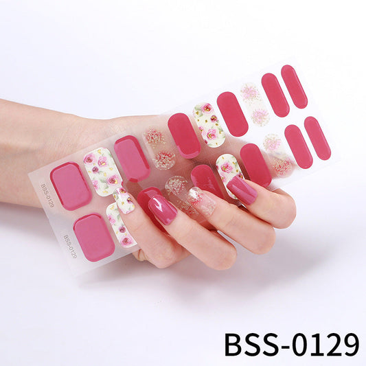 Semi-cured Gel Nail WrapsBSS—0129