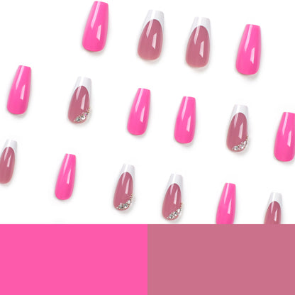 Naked color nail polish false nail patches