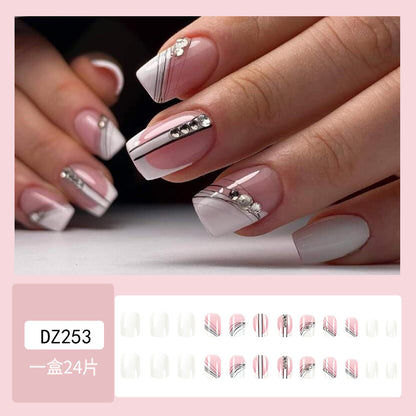 White-edged French wear nail plate