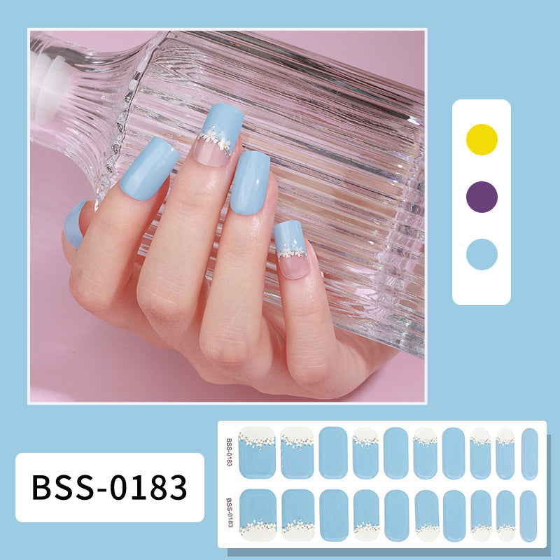 Semi cured nail patches for phototherapy of nailsBSS-0183